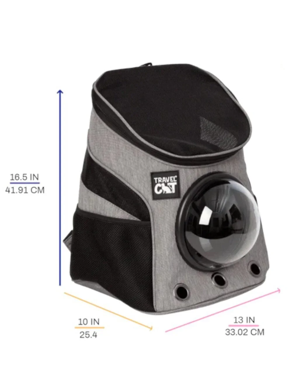 Travel Cat Backpack * Fat Cat Mini Purple Bubble Backpack Adventure Cat Carrier